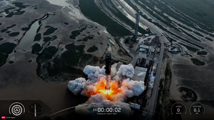 Tàu Starship của SpaceX cất cánh từ Starbase, Texas, vào thứ Ba