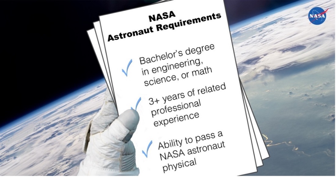 Đây là các yêu cầu cơ bản để trở thành một phi hành gia NASA