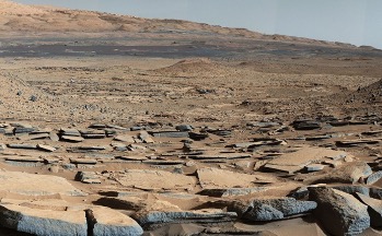 Quang cảnh từ khu vực “Kimberley” trên Sao Hỏa do xe tự hành Curiosity của NASA ghi lại