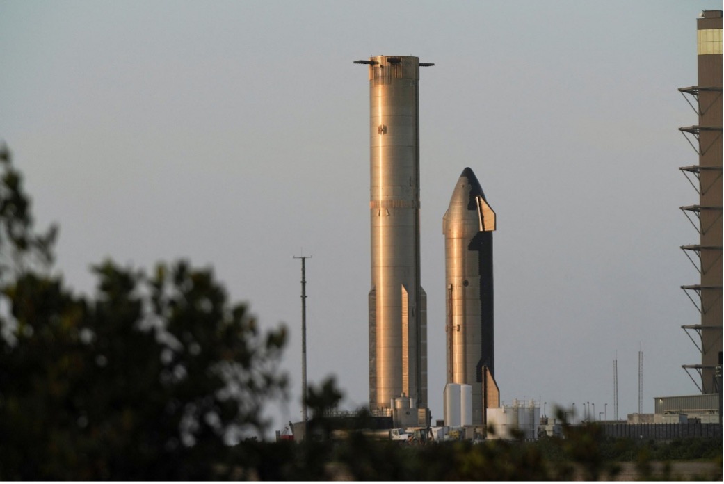 Tên lửa của SpaceX đặt tại Starbase, Texas, Mỹ, ngày 31:3:2026