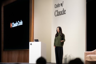 Cat Wu, Giám đốc sản phẩm phụ trách Claude Code và Cowork tại Anthropic, phát biểu tại hội nghị thường niên Code with Claude lần thứ hai ở San Francisco