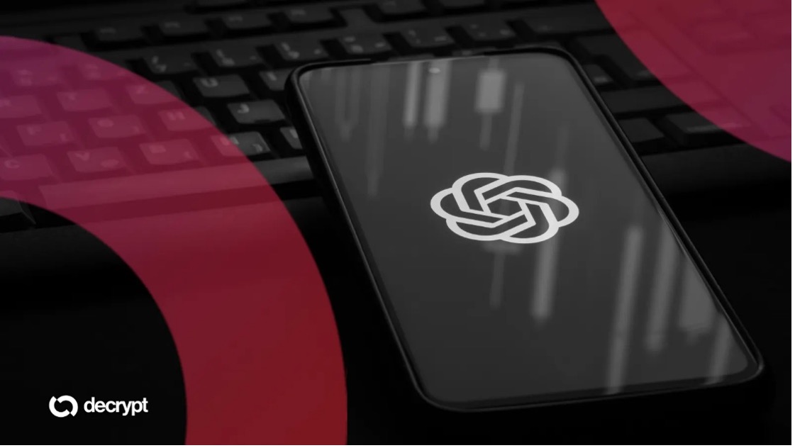 Logo ChatGPT trên một chiếc điện thoại di động