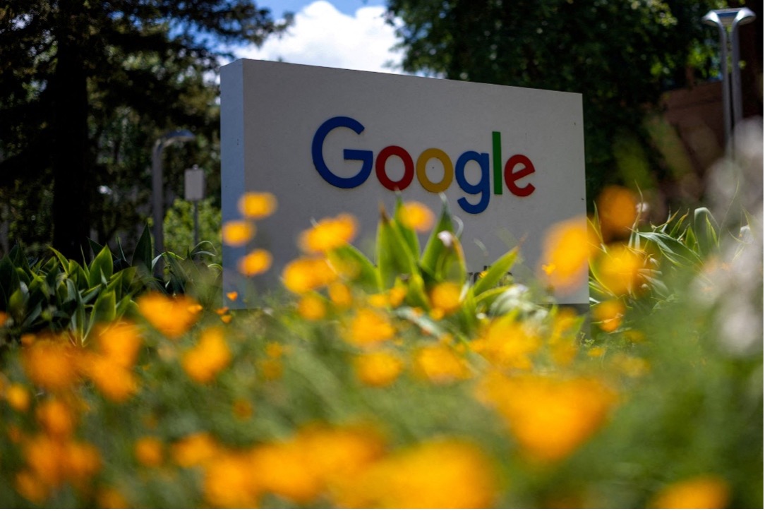 Logo Google tại một cơ sở nghiên cứu của công ty ở Mountain View, California