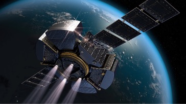 Minh họa tàu vũ trụ Ranger của Quantum Space trên quỹ đạo Trái Đất